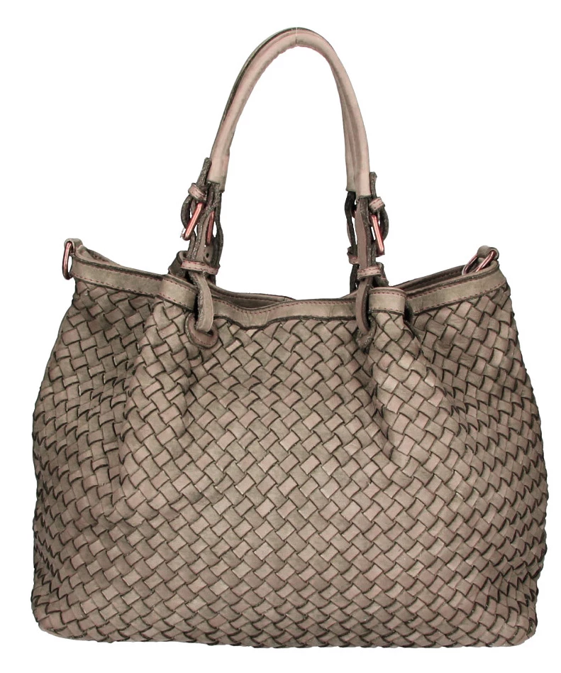 Sac Cuir Femme Taupe " SVEVA " 5 Sac Cuir Femme Taupe " SVEVA " – Image 3