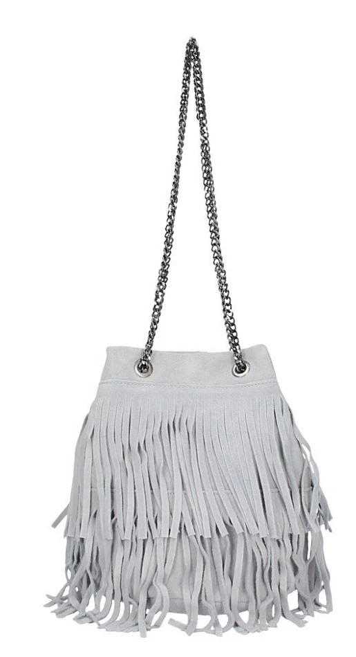 Sac Cuir Femme Gris "NAIMA" 6 Sac Cuir Femme Gris "NAIMA" – Image 4