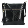 Sac Bandoulière Cuir Noir " EVAN " -Hexagona Soldes Boutique 09evantr138nero 069518100 1748 25022021