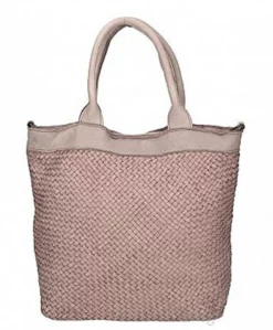 Sac à Main Cuir Vachette Tressé Rosa " KAROLA " -Hexagona Soldes Boutique 09karolas7256cirosacip 012486400 1605 21032023