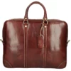 Cartable Cuir Vachette Marron "GAVIN"