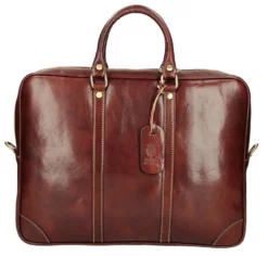 Cartable Cuir Vachette Marron "GAVIN"