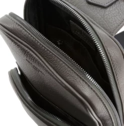 Hexagona Sac à Dos Monobretelle Transformable Cuir Vachette Marron Fonce "135724" -Hexagona Soldes Boutique 135724 marron fonce ouvert 036686000 1748 12102019