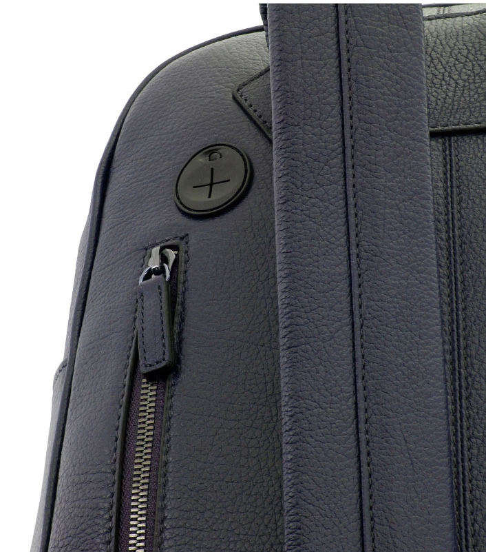 Hexagona Sac à Dos A4 Cuir Vachette Marine " 135731 " 4 Hexagona Sac à Dos A4 Cuir Vachette Marine " 135731 " – Image 2