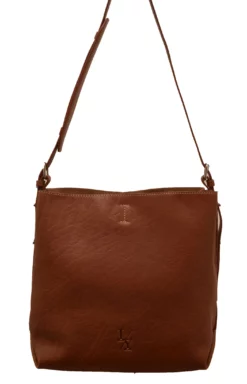 Sac à Main Cuir Vachette Cognac " 14846 " -Hexagona Soldes Boutique 14846cognacface 059392900 1106 20022024