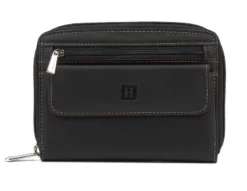 Hexagona Pochette Cuir Vachette Noir " 151125 " -Hexagona Soldes Boutique 151125 noir face 066901800 1752 12102019