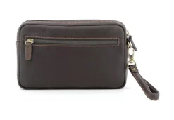 Hexagona Pochette Cuir Vachette Marron "154193" -Hexagona Soldes Boutique 154193 marron dos 001760100 1753 12102019