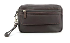 Hexagona Pochette Cuir Vachette Marron "154193" -Hexagona Soldes Boutique 154193 marron face 004508300 1753 12102019