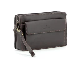 Hexagona Pochette Cuir Vachette Marron " 154194 " 7 Hexagona Pochette Cuir Vachette Marron " 154194 " -Hexagona Soldes Boutique 154194 marron biais 084524400 1754 12102019