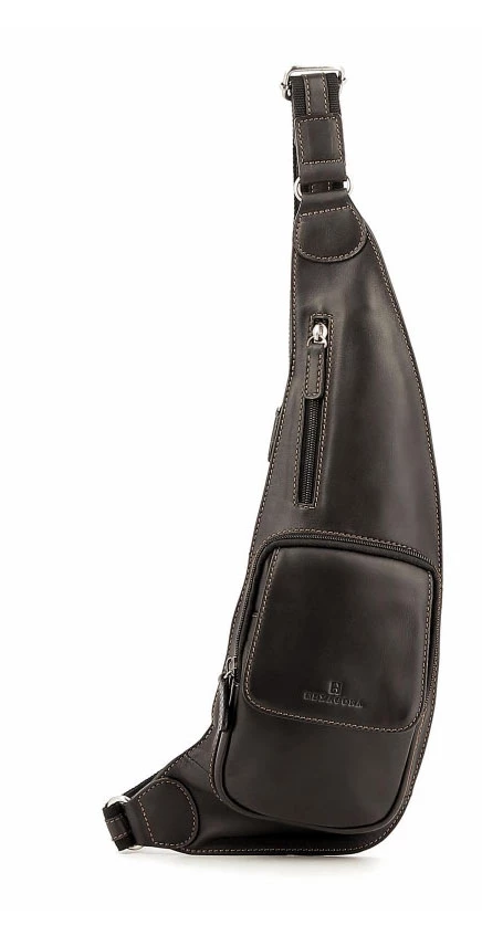 Hexagona Sacoche Cuir Vachette Marron " 154828 " 6 Hexagona Sacoche Cuir Vachette Marron " 154828 " – Image 4