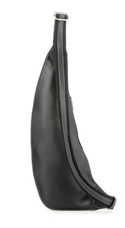 Hexagona Sacoche Cuir Vachette Noir " 154828 " -Hexagona Soldes Boutique 154828 noir dos 022911300 1746 12102019