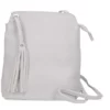 Sac Bandoulière Cuir Gris " LEIA " -Hexagona Soldes Boutique 18leiatr150grigio 001723800 1642 26022021