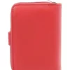 Hexagona Portefeuille En Cuir De Vachette Rouge " 227377 " -Hexagona Soldes Boutique 227377rouge3 069106200 1650 30032023