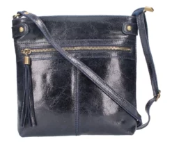 Sac Bandoulière Cuir Blu " EVAN "