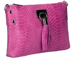 Pochette Cuir Femme Imprimé Python Fuxia " THERESA " -Hexagona Soldes Boutique 31theresatr216fxfuxia2 005010400 1605 21032023