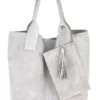Sac Cuir Femme Peau Gris "ARIANNA" -Hexagona Soldes Boutique 37ariannasengrigio 051440800 1642 26022021