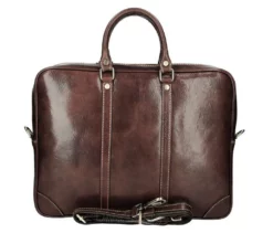 Cartable Cuir Vachette Marron Fonce "GAVIN"