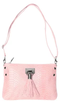 Pochette Cuir Femme Imprimé Python Rose " THERESA " -Hexagona Soldes Boutique 38theresatr216rarosa5 096444600 1605 21032023