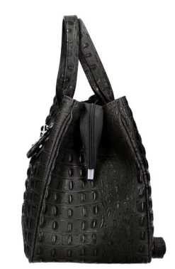 Sac à Main Cuir Noir " LAURA " -Hexagona Soldes Boutique 40laurabm11205nenero4 070759000 1602 14092021