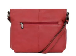 Hexagona Sac Cuir Femme Vachette Rouge " 414699 "