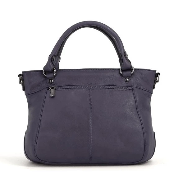 Hexagona Sac Cuir Femme Vachette Marine " 414719 " Porté Main Et épaule 4 Hexagona Sac Cuir Femme Vachette Marine " 414719 " Porté Main Et épaule – Image 2