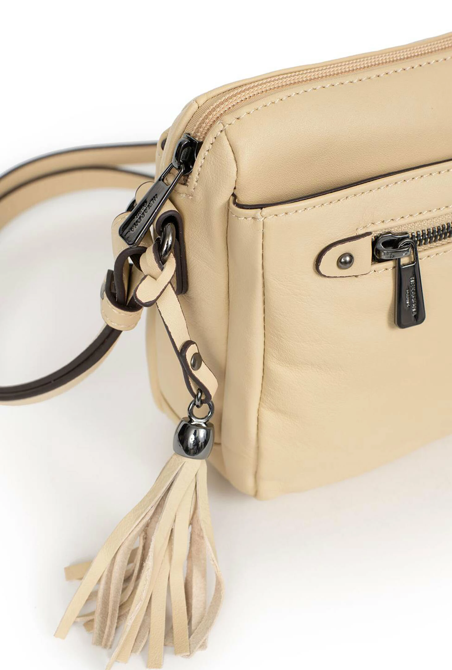 Hexagona Trotteur En Cuir De Vachette Sable " 415496 " 5 Hexagona Trotteur En Cuir De Vachette Sable " 415496 " – Image 3