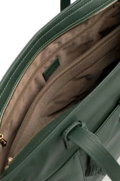 Hexagona Sac Cabas Porté épaule Vachette Sapin " 419989 " -Hexagona Soldes Boutique 419989sapinouvert 079908200 1128 27092023