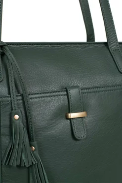 Hexagona Sac Cabas Porté épaule Vachette Sapin " 419989 " -Hexagona Soldes Boutique 419989sapinzoom 094344000 1128 27092023