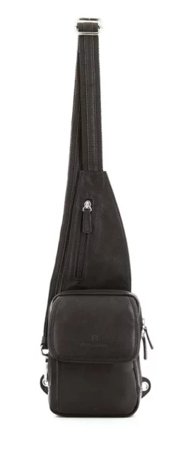 Hexagona Sac Porté Travers Cuir Vachette Marron " 461303 " -Hexagona Soldes Boutique 461303 marron face 076958500 1755 12102019