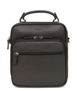 Hexagona Sacoche Cuir Vachette Marron " 461832 " -Hexagona Soldes Boutique 46183220001 049057800 0950 27102022