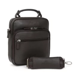 Hexagona Sacoche Cuir Vachette Marron " 461832 " -Hexagona Soldes Boutique 46183220002 032650900 0950 27102022