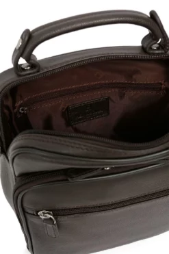 Hexagona Sacoche Cuir Vachette Marron " 461832 " -Hexagona Soldes Boutique 46183220005 029183000 0950 27102022