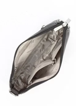 Hexagona Sac Porté épaule 1 Anse Cuir Vachette Noir " 462348 " -Hexagona Soldes Boutique 462348 noir doublure 005494500 1737 17122019