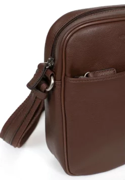 Hexagona Sacoche En Cuir De Vachette Chocolat " 462697 " -Hexagona Soldes Boutique 462697a94 002182200 1103 04042023