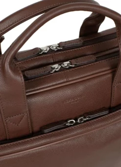 Hexagona Porte-documents A4 En Cuir De Vachette Chocolat " 463086 " -Hexagona Soldes Boutique 463086a94 076187300 1103 04042023