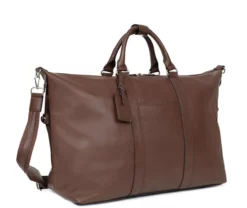 Hexagona Sac De Voyage Cuir Chocolat " 463134 " -Hexagona Soldes Boutique 463134a92 050612200 1103 04042023