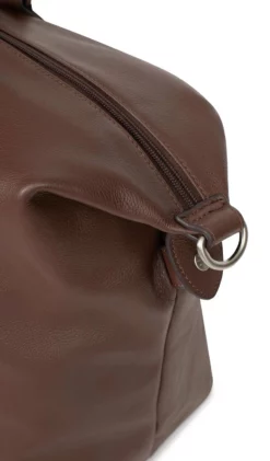 Hexagona Sac De Voyage Cuir Chocolat " 463134 " -Hexagona Soldes Boutique 463134a94 065146600 1103 04042023