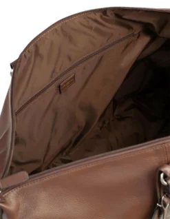 Hexagona Sac De Voyage Cuir Chocolat " 463134 " -Hexagona Soldes Boutique 463134a95 030746800 1103 04042023