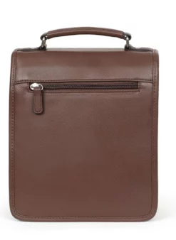 Hexagona Sacoche Cuir Vachette Chocolat " 463892 "