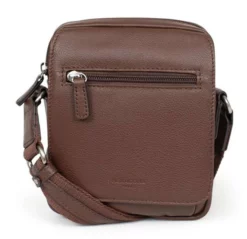 Hexagona Sacoche En Cuir De Vachette Chocolat " 463993 " -Hexagona Soldes Boutique 463993a91 098089200 1103 04042023