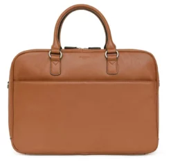 Hexagona Porte Ordinateur Cuir Vachette Tan " 464409 " -Hexagona Soldes Boutique 464409a201 061420600 1103 04042023