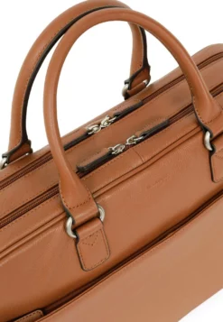 Hexagona Porte Ordinateur Cuir Vachette Tan " 464409 " -Hexagona Soldes Boutique 464409a204 007978000 1103 04042023