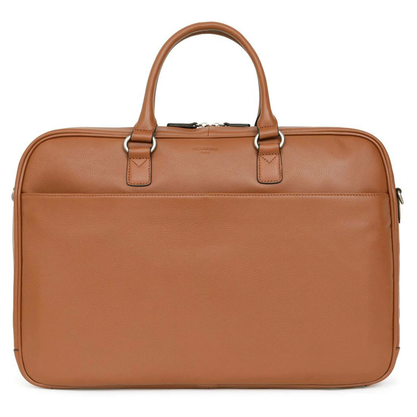 Hexagona Sacoche En Cuir De Vachette Tan " 464764 " 7 Hexagona Sacoche En Cuir De Vachette Tan " 464764 " – Image 5