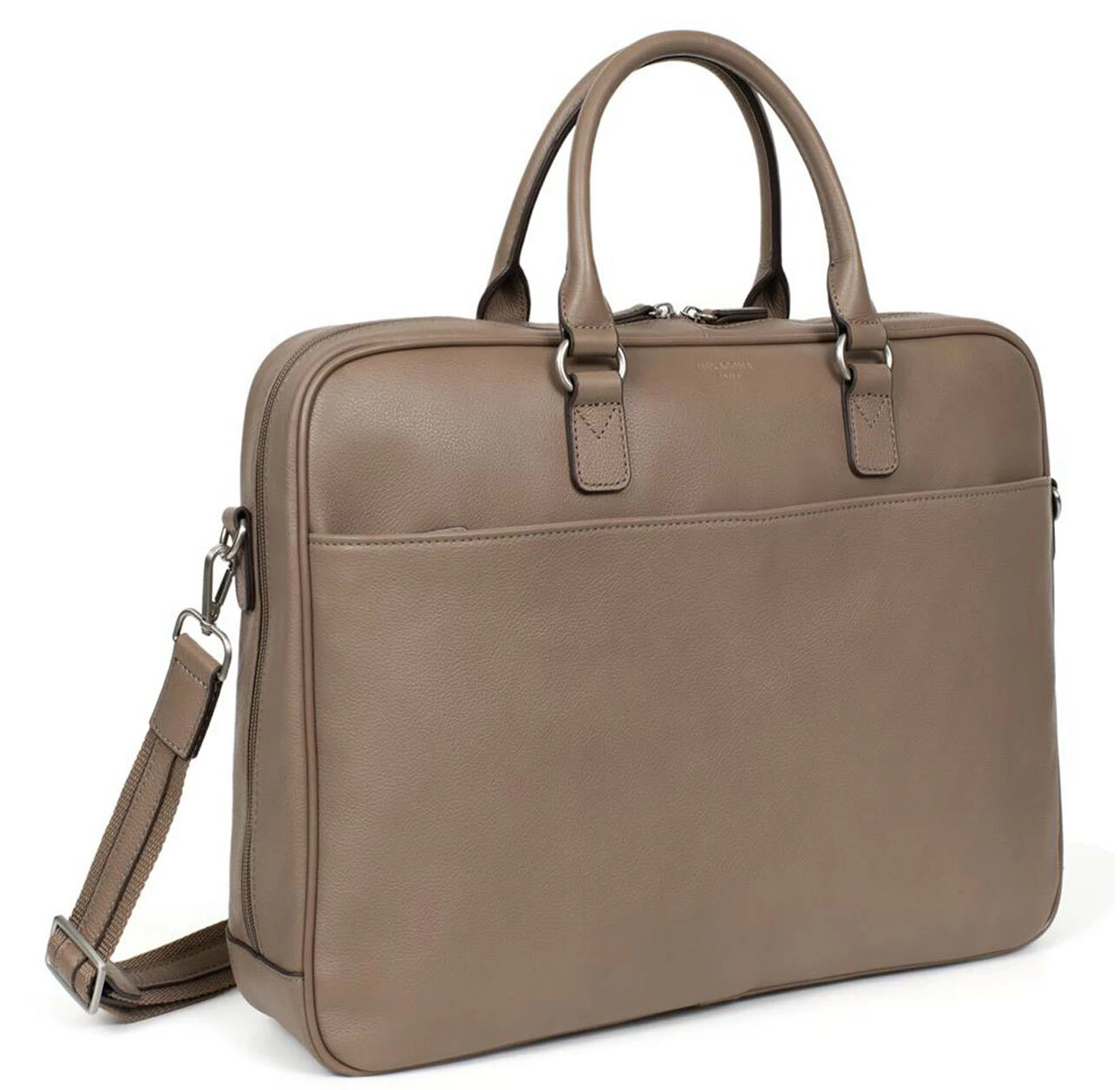 Hexagona Sacoche En Cuir De Vachette écorce " 464764 " 4 Hexagona Sacoche En Cuir De Vachette écorce " 464764 " – Image 2