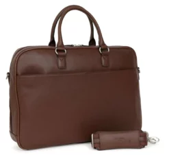 Hexagona Sacoche En Cuir De Vachette Chocolat " 464764 " -Hexagona Soldes Boutique 464764a92 079409100 1103 04042023