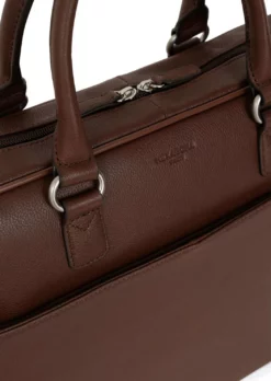 Hexagona Sacoche En Cuir De Vachette Chocolat " 464764 " -Hexagona Soldes Boutique 464764a94 064931600 1103 04042023