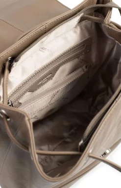 Hexagona Sac à Dos En Cuir De Vachette Ecorce " 465013 " -Hexagona Soldes Boutique 465013a245 097124000 1137 17032023