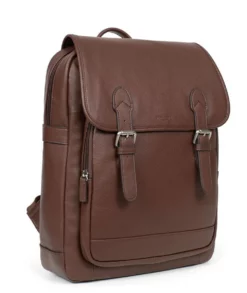 Hexagona Sac à Dos En Cuir De Vachette Chocolat " 465455 " -Hexagona Soldes Boutique 465455a92 043497800 1103 04042023