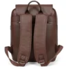 Hexagona Sac à Dos En Cuir De Vachette Chocolat " 465455 " -Hexagona Soldes Boutique 465455a93 086034500 1103 04042023