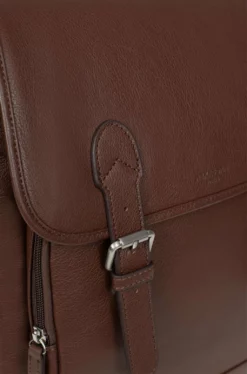 Hexagona Sac à Dos En Cuir De Vachette Chocolat " 465455 " -Hexagona Soldes Boutique 465455a94 079896900 1103 04042023